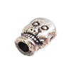 Beads. Fashion Zinc Alloy Jewelry Findings. Lead-free. skeleton 8.5x6mm. Hole 2.5mm. Sold by Bag  