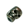 Beads. Fashion Zinc Alloy Jewelry Findings. Lead-free. skeleton 7.5x6mm. Hole 2mm. Sold by Bag
