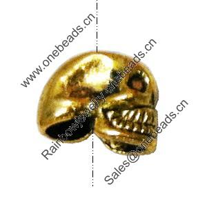 Beads. Fashion Zinc Alloy Jewelry Findings. Lead-free. skeleton 10x10mm. Hole 1mm. Sold by Bag