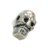 Beads. Fashion Zinc Alloy Jewelry Findings. Lead-free. skeleton 10x5mm. Hole 2mm. Sold by Bag
