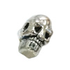 Beads. Fashion Zinc Alloy Jewelry Findings. Lead-free. skeleton 10x5mm. Hole 2mm. Sold by Bag