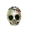 Beads. Fashion Zinc Alloy Jewelry Findings. Lead-free. skeleton 11x8mm. Hole 2.5mm. Sold by Bag