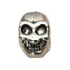 Beads. Fashion Zinc Alloy Jewelry Findings. Lead-free. skeleton 8x11mm. Hole 3mm. Sold by Bag

