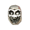 Beads. Fashion Zinc Alloy Jewelry Findings. Lead-free. skeleton 8x11mm. Hole 3mm. Sold by Bag