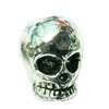 Beads. Fashion Zinc Alloy Jewelry Findings. Lead-free. skeleton 12x10mm. Hole 4.5mm. Sold by Bag