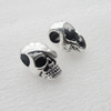 Beads. Fashion Zinc Alloy Jewelry Findings. Lead-free. skeleton 19x12mm. Hole 6.8mm. Sold by Bag

