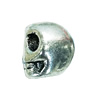 Beads. Fashion Zinc Alloy Jewelry Findings. Lead-free. skeleton 12x13mm. Hole 2mm. Sold by Bag
