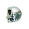 Beads. Fashion Zinc Alloy Jewelry Findings. Lead-free. skeleton 12x13mm. Hole 2mm. Sold by Bag