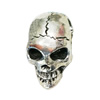 Beads. Fashion Zinc Alloy Jewelry Findings. Lead-free. skeleton 21x12mm. Hole 6x3.5mm. Sold by Bag
