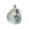 Pendant. Fashion Zinc Alloy Jewelry Findings. Lead-free. skeleton 17x11mm. Sold by Bag
