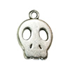 Pendant. Fashion Zinc Alloy Jewelry Findings. Lead-free. skeleton 13x18mm. Hole 1mm. Sold by Bag  
