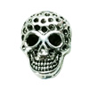 Beads. Fashion Zinc Alloy Jewelry Findings. Lead-free. skeleton 20x15mm. Hole 1.5mm. Sold by Bag