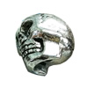 Beads. Fashion Zinc Alloy Jewelry Findings. Lead-free. skeleton 15x11mm. Hole 2mm. Sold by Bag
