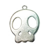 Pendant. Fashion Zinc Alloy Jewelry Findings. Lead-free. skeleton 61x48mm. Sold by Bag  
