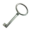 Pendant. Fashion Zinc Alloy Jewelry Findings. Lead-free. Key 65x33mm. Sold by Bag 
