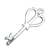 Pendant. Fashion Zinc Alloy Jewelry Findings. Lead-free. Key 68x26mm. Sold by Bag
