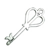 Pendant. Fashion Zinc Alloy Jewelry Findings. Lead-free. Key 68x26mm. Sold by Bag