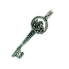 Pendant. Fashion Zinc Alloy Jewelry Findings. Lead-free. Key 68x19mm. Sold by Bag