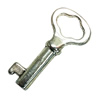 Pendant. Fashion Zinc Alloy Jewelry Findings. Lead-free. Key 18x40mm. Sold by Bag
