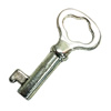 Pendant. Fashion Zinc Alloy Jewelry Findings. Lead-free. Key 18x40mm. Sold by Bag