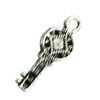 Pendant. Fashion Zinc Alloy Jewelry Findings. Lead-free. Key 22x8mm. Sold by Bag
