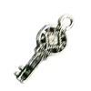 Pendant. Fashion Zinc Alloy Jewelry Findings. Lead-free. Key 22x8mm. Sold by Bag