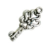 Pendant. Fashion Zinc Alloy Jewelry Findings. Lead-free. Key 23x13mm. Sold by Bag 