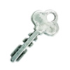 Pendant. Fashion Zinc Alloy Jewelry Findings. Lead-free. Key 33x15mm. Sold by Bag