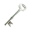 Pendant. Fashion Zinc Alloy Jewelry Findings. Lead-free. Key 58x17mm. Sold by Bag