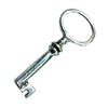 Pendant. Fashion Zinc Alloy Jewelry Findings. Lead-free. Key 38x17mm. Sold by Bag
