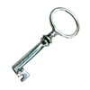 Pendant. Fashion Zinc Alloy Jewelry Findings. Lead-free. Key 38x17mm. Sold by Bag