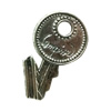 Pendant. Fashion Zinc Alloy Jewelry Findings. Lead-free. Key 40x23mm. Sold by Bag
