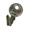 Pendant. Fashion Zinc Alloy Jewelry Findings. Lead-free. Key 40x23mm. Sold by Bag