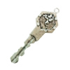 Pendant. Fashion Zinc Alloy Jewelry Findings. Lead-free. Key 71x23mm. Sold by Bag
