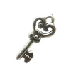 Pendant. Fashion Zinc Alloy Jewelry Findings. Lead-free. Key 20x9mm. Sold by Bag

