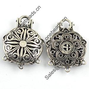 Connector. Fashion Zinc Alloy Jewelry Findings. Lead-free 43x32mm. Sold by Bag