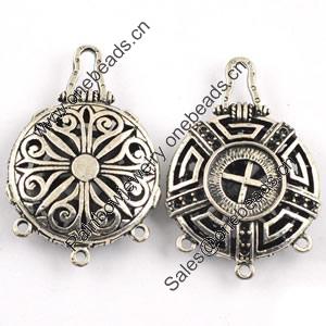 Connector. Fashion Zinc Alloy Jewelry Findings. Lead-free 47x32mm. Sold by Bag