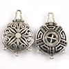 Connector. Fashion Zinc Alloy Jewelry Findings. Lead-free 47x32mm. Sold by Bag