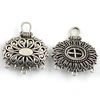 Connector. Fashion Zinc Alloy Jewelry Findings. Lead-free 39x34mm. Sold by Bag
