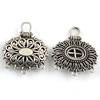 Connector. Fashion Zinc Alloy Jewelry Findings. Lead-free 39x34mm. Sold by Bag