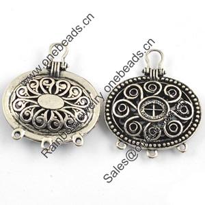 Connector. Fashion Zinc Alloy Jewelry Findings. Lead-free 43x37mm. Sold by Bag