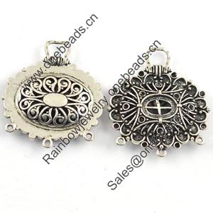 Connector. Fashion Zinc Alloy Jewelry Findings. Lead-free 47x42mm. Sold by Bag