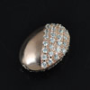 Copper Zircon Beads, Fashion jewelry findings, A Grade oval 13x18mm, Sold by PC
