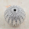 Copper Zircon Beads, Fashion jewelry findings, A Grade Round 16mm, Sold by PC