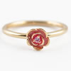 Fashion Enamel Copper Finger Ring Jewelry, 17#,18#,19#,20#,21#, Sold by Bag
