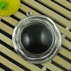 Pendant with Resin  Cabochons. Fashion Zinc Alloy Jewelry Findings. Lead-free. 63.5x56mm. Sold by PC