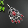 Pendant with Resin  Cabochons. Fashion Zinc Alloy Jewelry Findings. Lead-free. 41x87mm. Sold by PC
