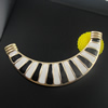 Zinc Alloy Enamel Connector, Fashion jewelry findings 125x29mm, Sold by Bag
