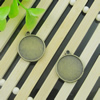 Pendant. Fashion Zinc Alloy Jewelry Findings. Lead-free. Flat Round 22x19mm, Inner dia：17mm. Sold by Bag 