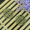 Beads. Fashion Zinc Alloy jewelry findings. Lead-free. Flower 31mm. Sold by Bag